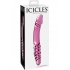 Icicles No 57 Glass Double Dildo Pink - Double Dildos