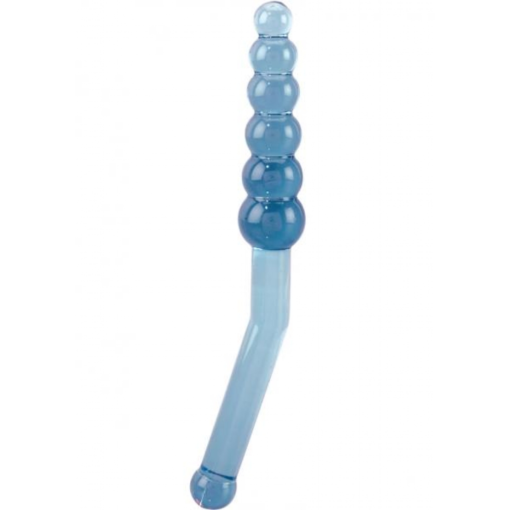 Jelly Fun Flex Anal Wand 9.5 Inches Blue - Anal Beads