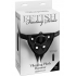 Fetish Fantasy Vibrating Plush Harness - Adjustable Black