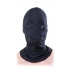 Black Zipper Face Hood - Hoods & Goggles