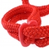 Fetish Fantasy Silk Rope Love Cuffs Red - Handcuffs