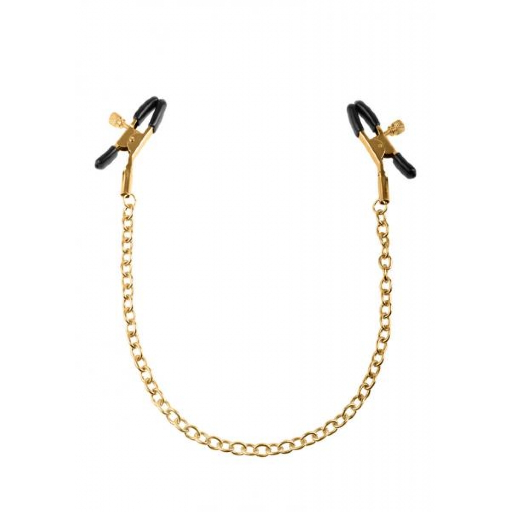 Fetish Fantasy Gold Chain Nipple Clamps - Nipple Clamps