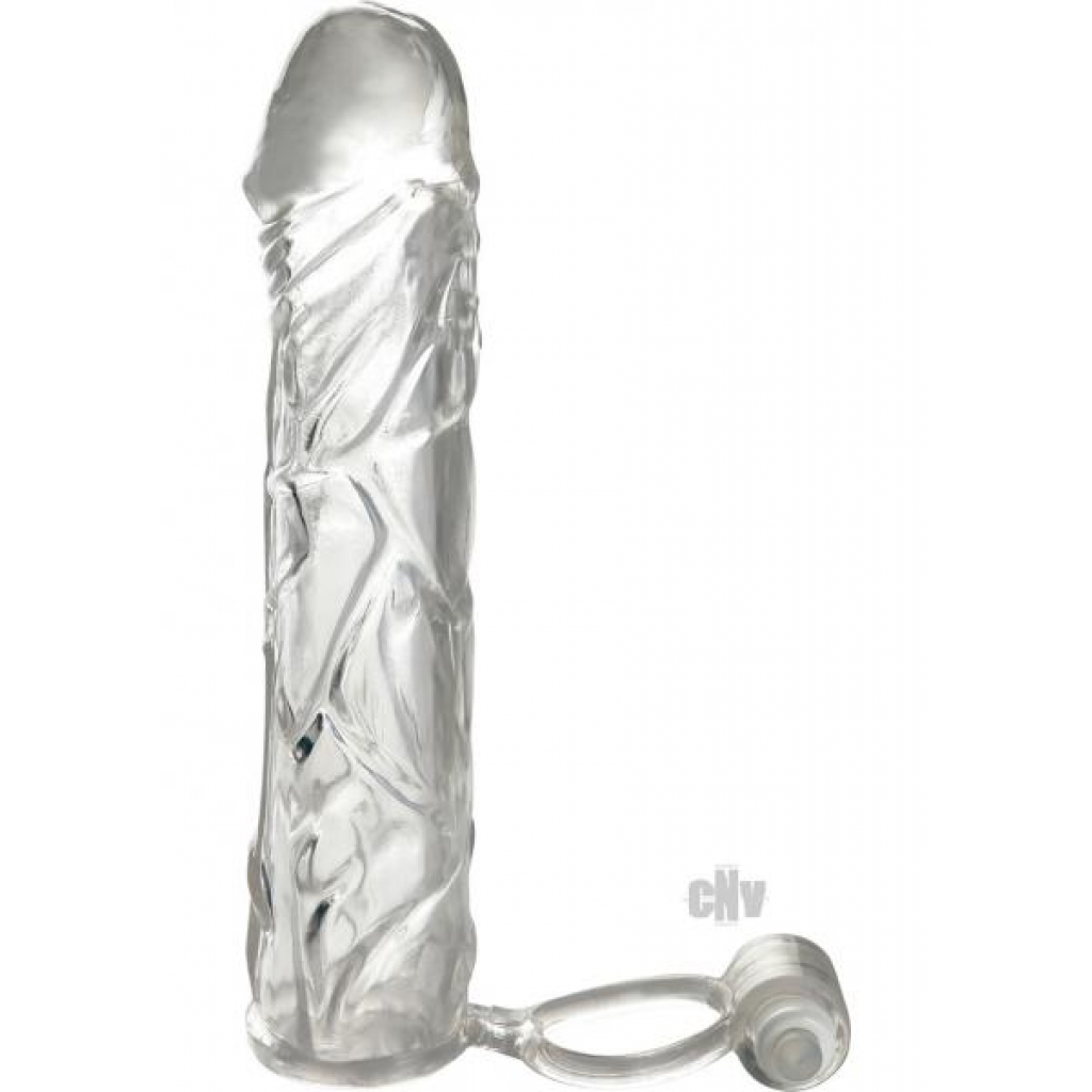 Vibrating Super Sleeve Clear - Penis Sleeves & Enhancers