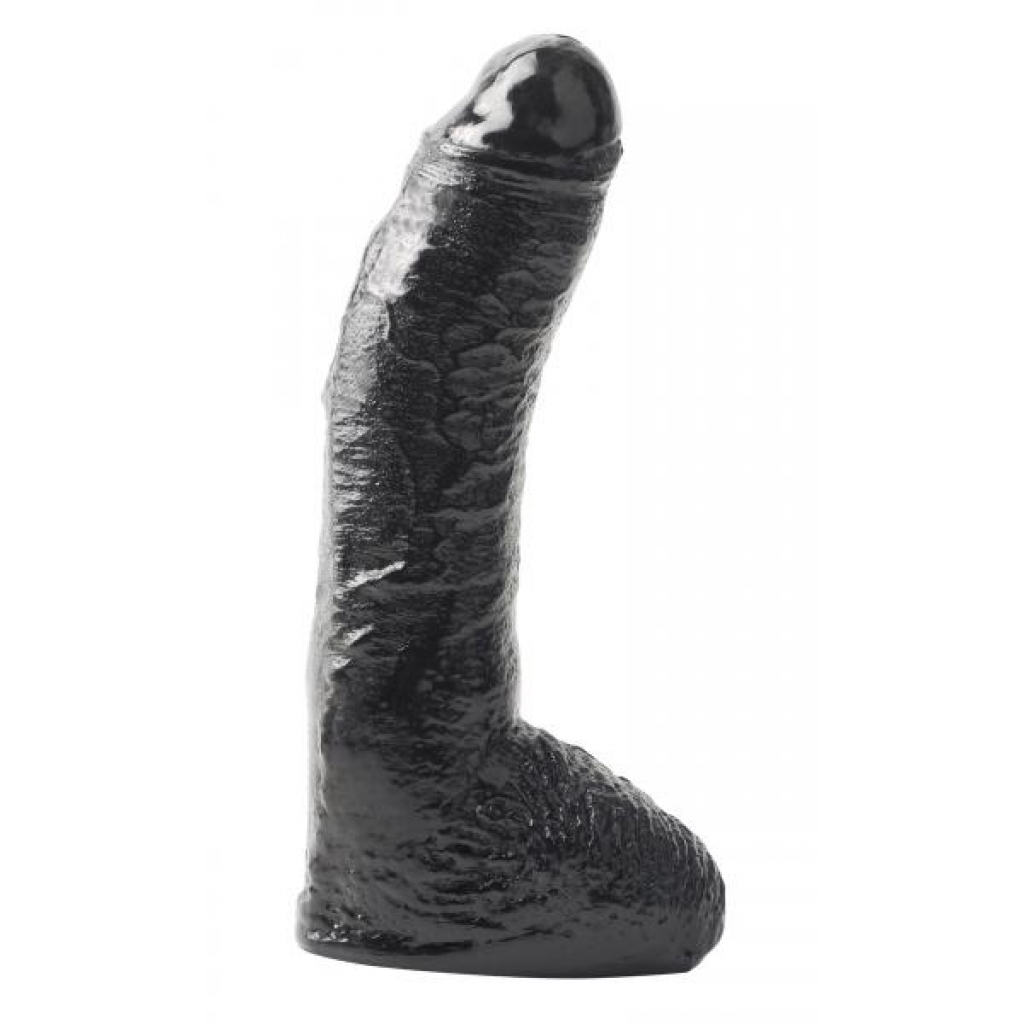 Basix Rubber Works Fat Boy Dong 10 Inches Black - Realistic Dildos & Dongs