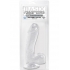 Basix Dong Suction Cup 7.5 Inches Clear - Realistic Dildos & Dongs