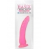 Basix Rubber 7 inches Slim Dong With Suction Cup Pink - Realistic Dildos & Dongs