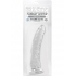 Basix Dong Slim 7 With Suction Cup 7 Inch Clear - Realistic Dildos & Dongs