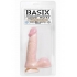 Basix Rubber Works 6 Inch Dong - Beige - Realistic Dildos & Dongs