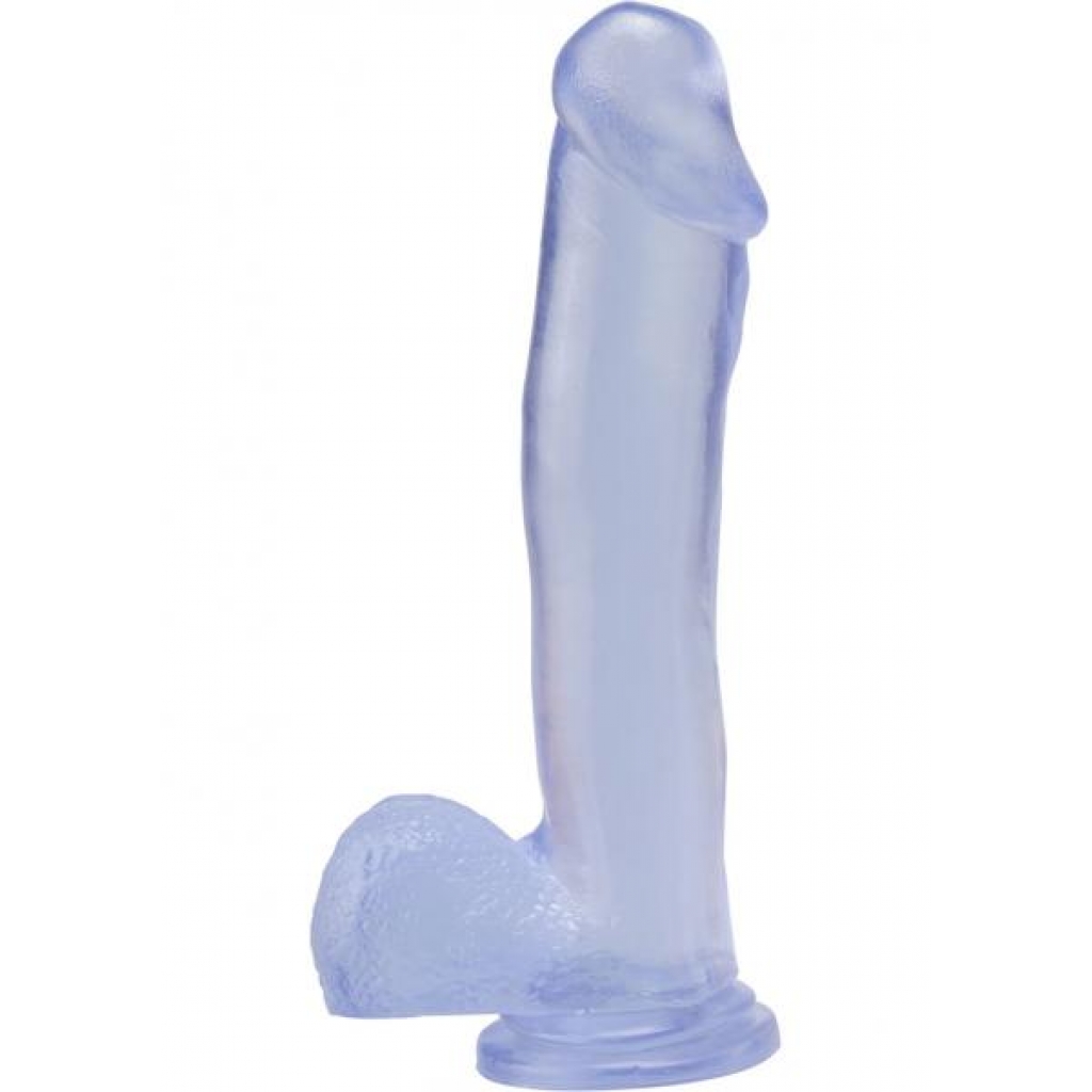 Basix Rubber Works 12 inches Suction Cup Dong Clear - Realistic Dildos & Dongs