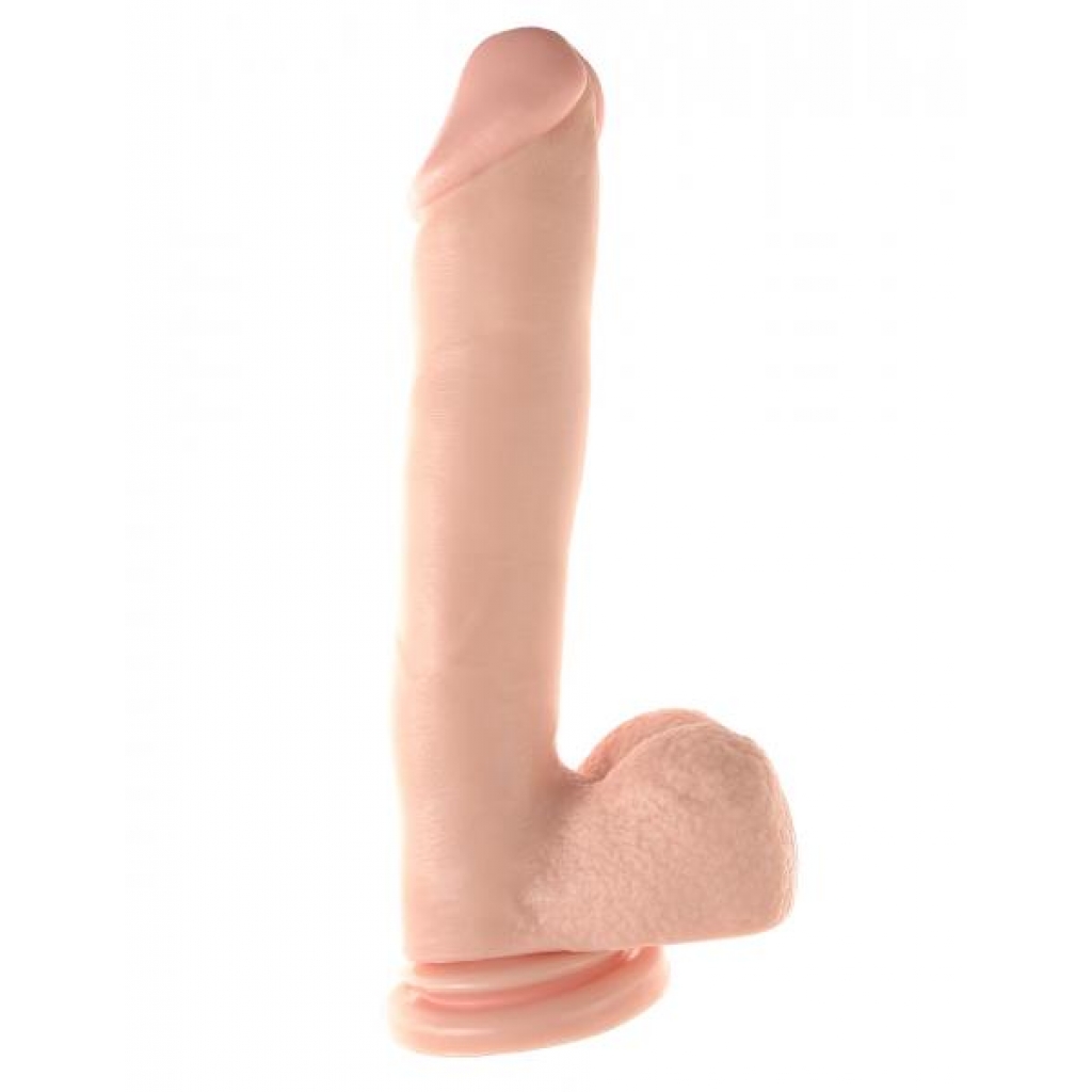 Basix Rubber Works 12 inches Mega Dildo Beige - Realistic Dildos & Dongs