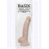 Basix Rubber Works 9 Inch Suction Cup Dong Beige - Realistic Dildos & Dongs