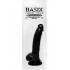 Basix Rubber Works 9 Inches Suction Cup Dong Black - Realistic Dildos & Dongs