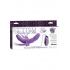 Elite Vibrating Double Delight Strap On 10 Inches Purple - Harness & Dong Sets