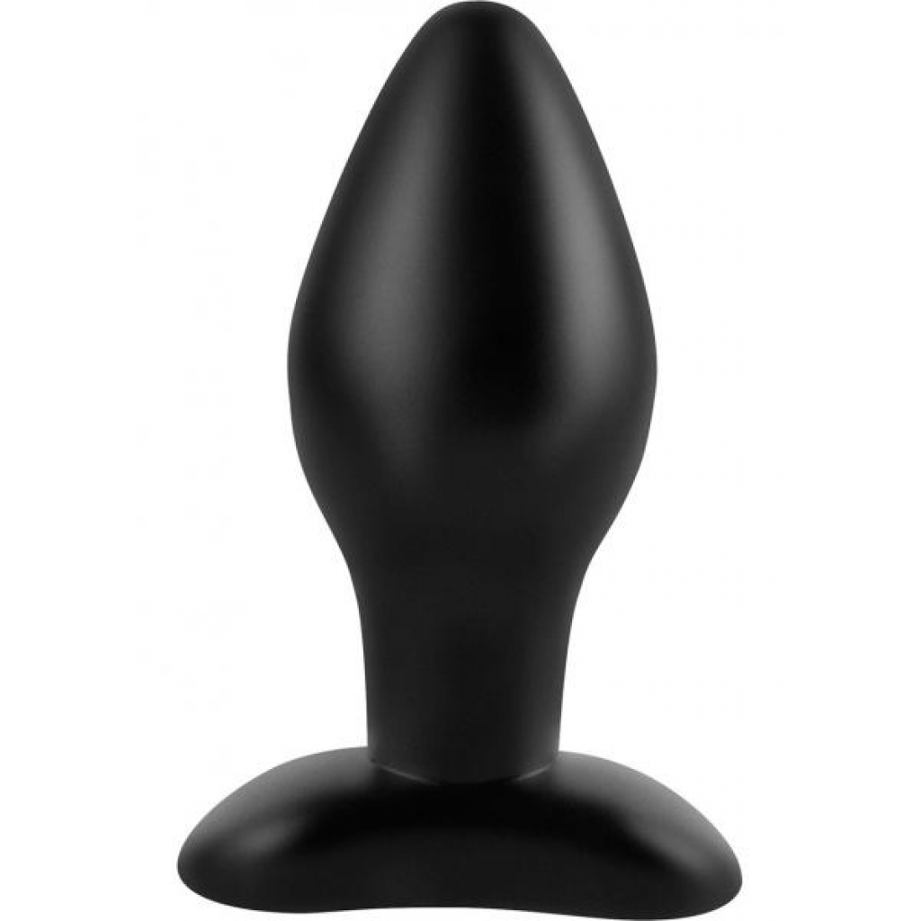 Anal Fantasy Large Silicone Plug Black - Anal Plugs