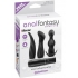 Anal Fantasy Silicone Adventure Kit Waterproof Black - Anal Trainer Kits