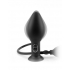 Vibrating Ass Blaster Expander Black Plug - Anal Plugs