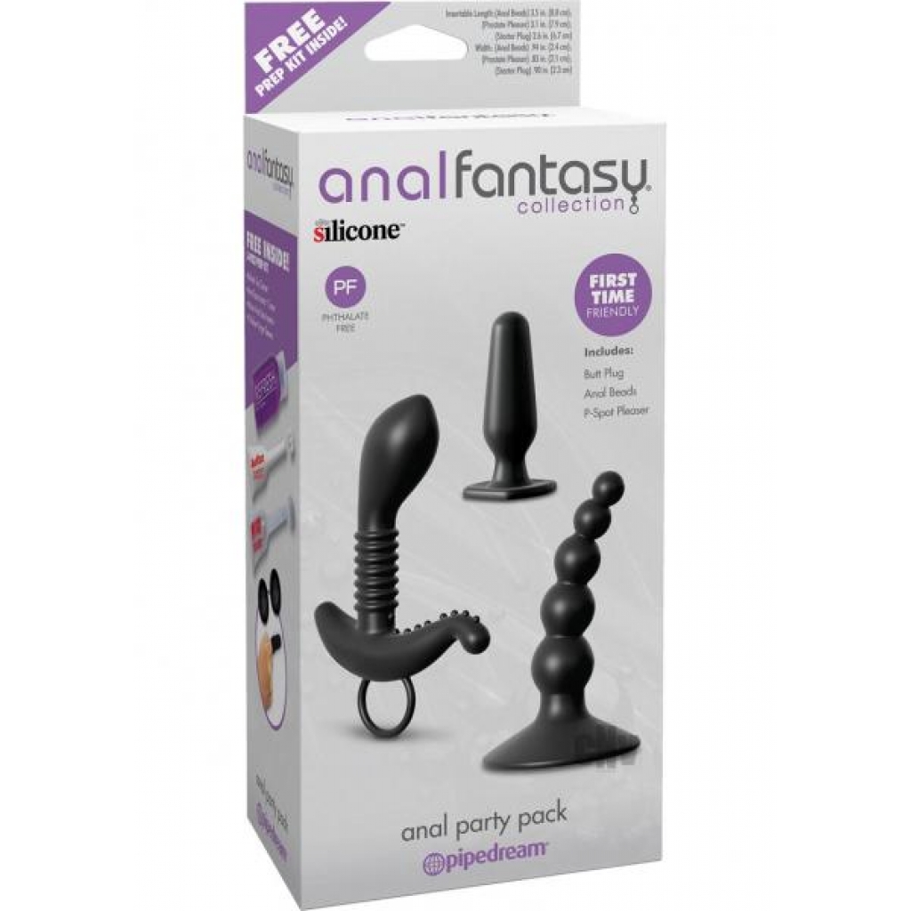 Anal Fantasy Anal Party Pack Black - Anal Trainer Kits