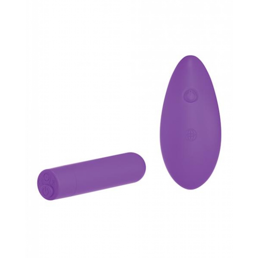 Fantasy For Her Rechargeable  Bullet Vibrator Purple - Bullet Vibrators