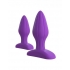 Fantasy For Her Designer Love Plug Set Purple - Anal Plugs