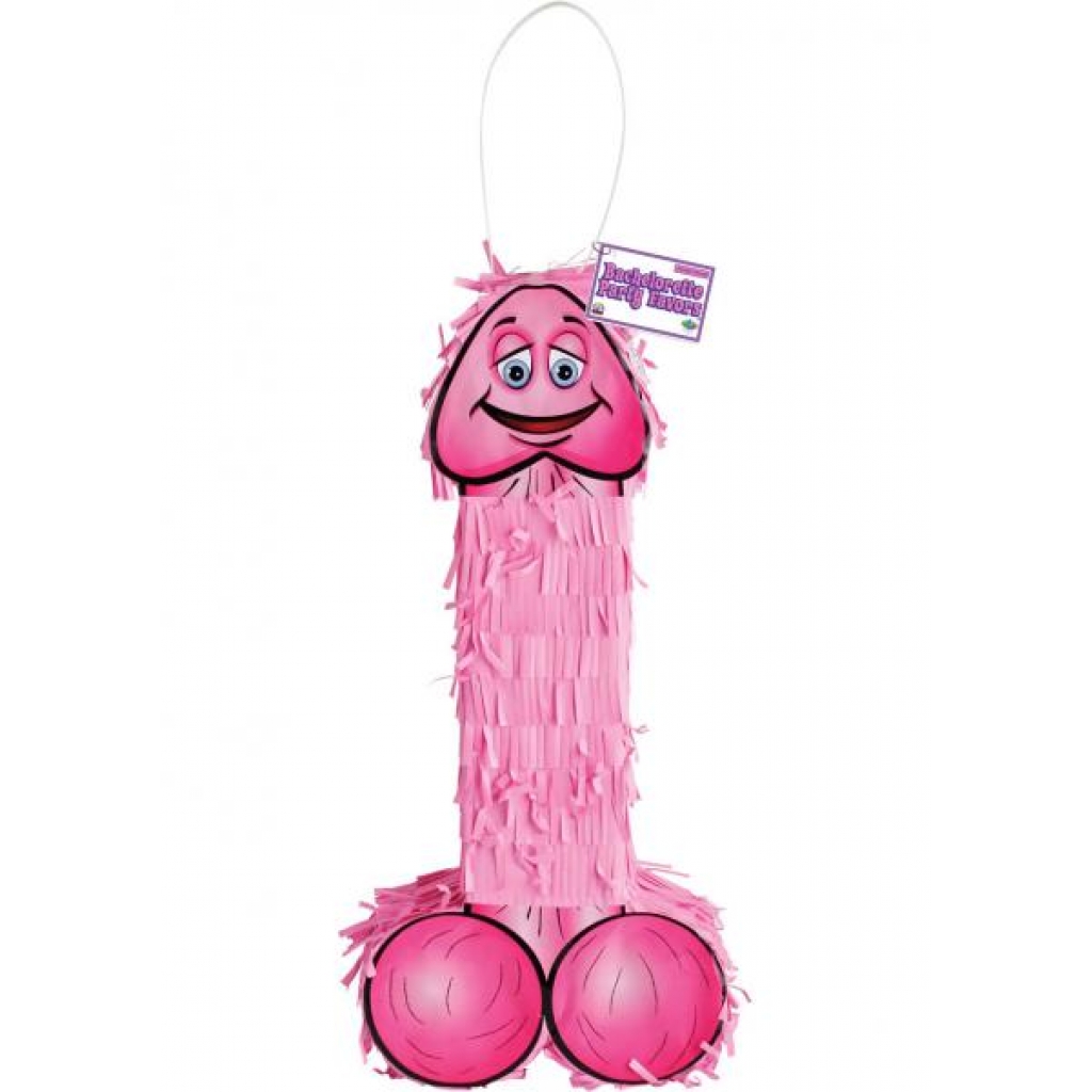 Bachelorette Party Favors Pecker Pinata 18 Inch Pink - Serving Ware