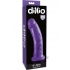 Dillio Purple 8 inches Slim Realistic Dildo - Realistic Dildos & Dongs