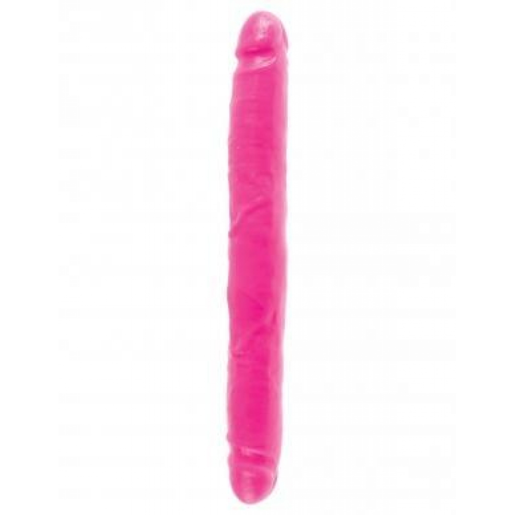 Dillio 12 inches Double Dong Pink - Double Dildos