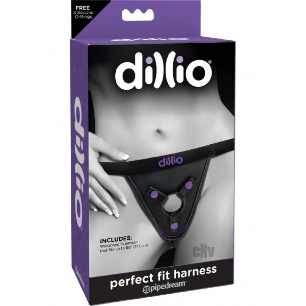 Dillio Perfect Fit Harness Purple - Harnesses