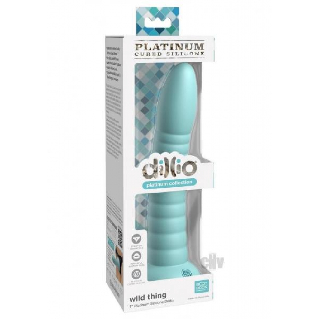 Dillio Platinum Wild Thing Teal - Realistic Dildos & Dongs