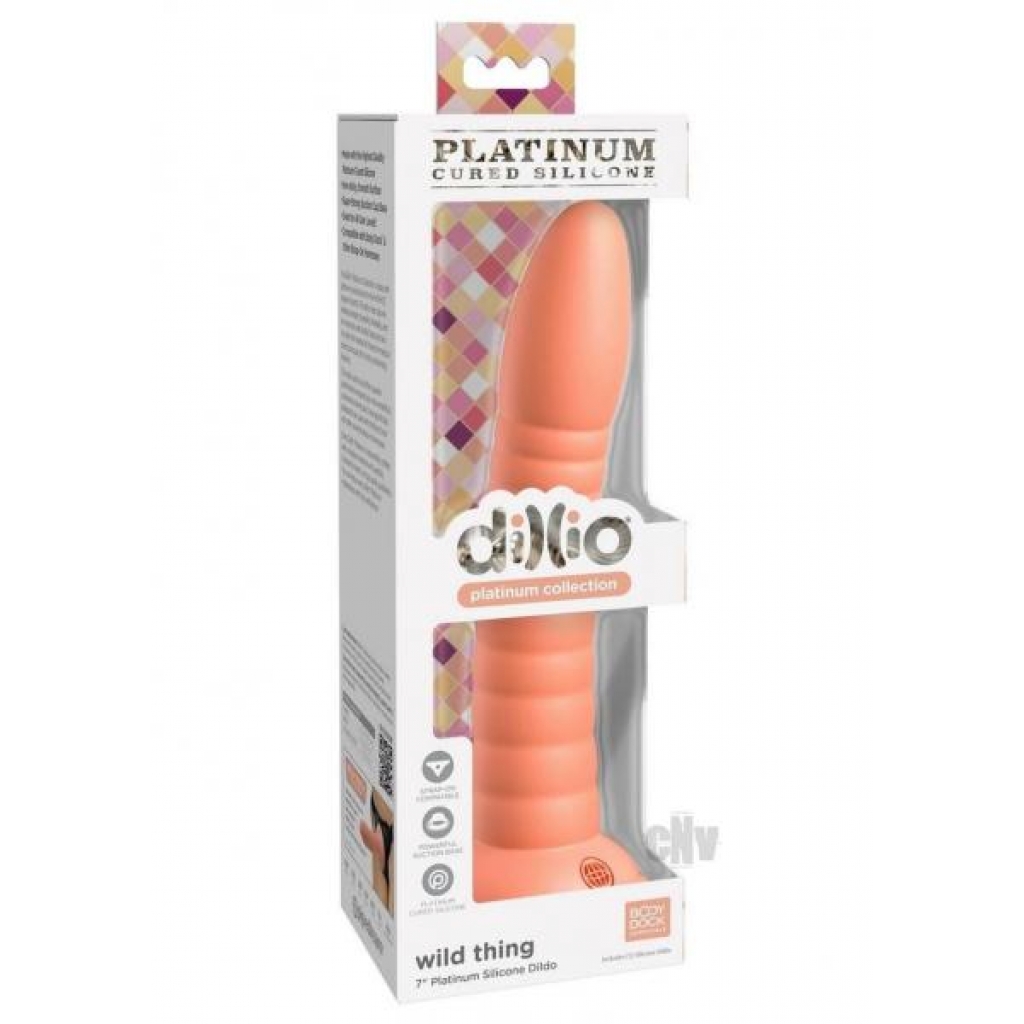 Dillio Platinum Wild Thing Orange - Realistic Dildos & Dongs