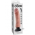 King Cock 9 inches Vibrating Dildo Beige - Realistic