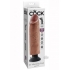 King Cock 10 inches Vibrating Tan Dildo - Realistic