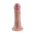 King Cock 6 Inches Dildo Beige - Realistic Dildos & Dongs