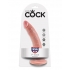 King Cock 7in Cock - Beige - Realistic Dildos & Dongs