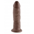 King Cock 9 Inch Dildo Brown - Realistic Dildos & Dongs