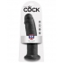 King Cock 10 Inches Dildo Black - Huge Dildos