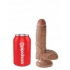 King Cock 7 inches Cock with Balls Tan - Realistic Dildos & Dongs