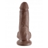 King Cock 7 Inches Cock Balls Brown - Realistic Dildos & Dongs