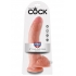 King Cock 9 inches Cock with Balls Tan Dildo - Huge Dildos