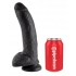 King Cock 9 Inches Cock Balls Black - Huge Dildos