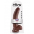 King Cock 9 Inches Cock Balls Brown - Huge Dildos