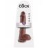 10 Inches C*ck Balls - Brown - Realistic Dildos & Dongs