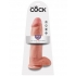 King C*ck 12 Inch C*ck Balls - Beige - Realistic Dildos & Dongs