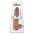 King Cock 12 inches Cock with Balls Tan Dildo - Huge Dildos