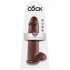 King C*ck 12 Inch C*ck With Balls - Brown - Realistic Dildos & Dongs