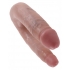 U Shaped Double Trouble Small Dildo Beige - Double Dildos