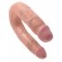 U Shaped Double Trouble Medium - Beige - Double Dildos