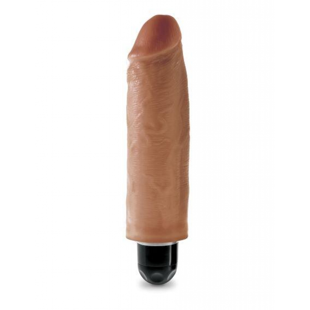 King Cock 6 inches Vibrating Stiffy Tan Dildo - Realistic