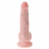 King Cock 6 inches Cock with Balls Beige Dildo - Realistic Dildos & Dongs