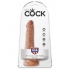 King Cock 6 inches Cock with Balls Tan Dildo - Realistic Dildos & Dongs