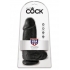 King Cock Chubby 9 inches Black Dildo - Realistic Dildos & Dongs